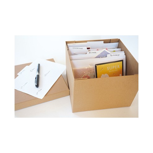 Hoe bergt u uw kaarten of paper pads op? Handig in de Marianne Cardbox met tabbladen