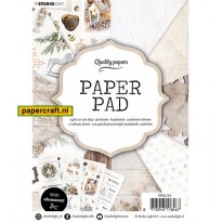Studio Light Paper Pad 36 vellen designpapier en 3 vellen Plaatjes, alles vintage wash tinten , code: PPSL151