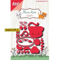 Noor! Design stansmal Poes Lizzy van Joy! Crafts, code: 6002/1426