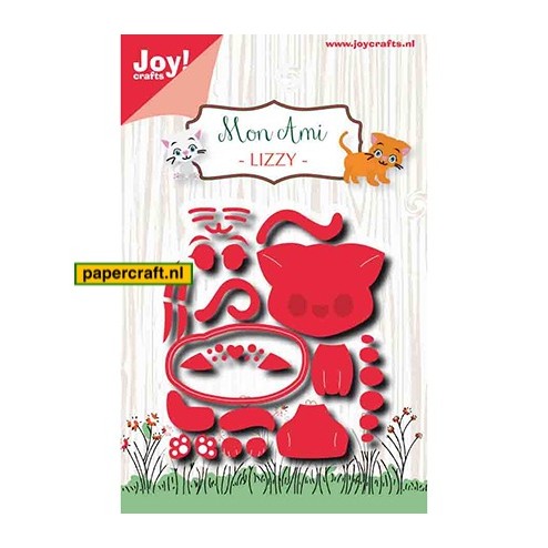 Noor! Design stansmal Poes Lizzy van Joy! Crafts, code: 6002/1426