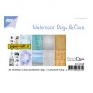 6011/0638 Watercolor Dogs & Cats