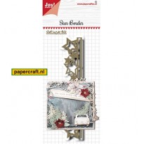 Noor! Design Mal Star Border van Joy! Crafts,  u stanst en embost deze rand, code: 6002/1494