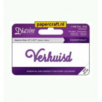 Crafter's Companion Snijmal Verhuisd uit de Die'sire Essentials collectie, code: DS-E-W-52