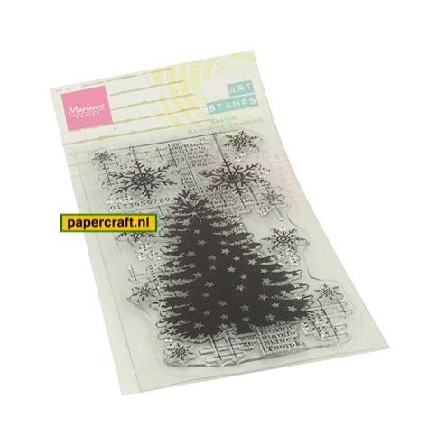 Marianne Design Stempel Art Stamps Christmas Tree, code MM1634