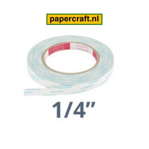 De Scor-Tape van Scor-Pal is milieuvriendelijk. Op de rol zit 24,5 meter in een breedte van 6,4 mm.