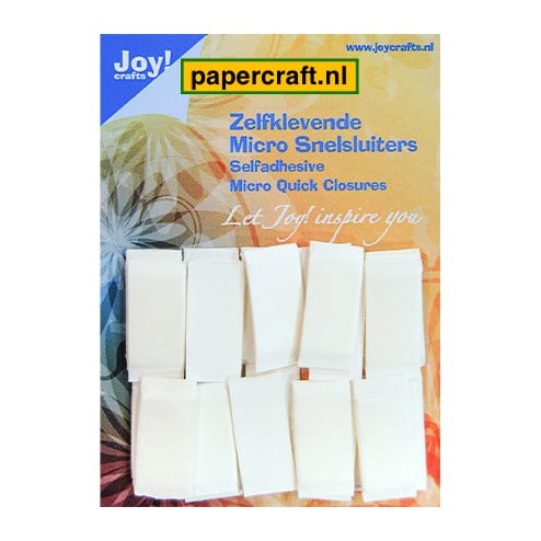 Joy! Crafts Snelsluiters, vergelijkbaar met klittenband, maar dan makkelijker, code: 6500/0090