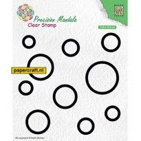 Nellie's Choice Circles uit de serie Precision Mandala Stamps, code: MANCS003