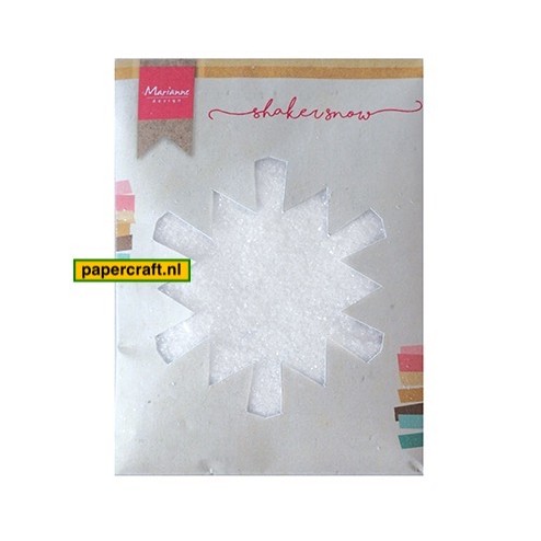 Marianne Design Sneeuwvlokken met een glinstering, voor in Schudkaarten of plakken op kaarten, code: LR0028