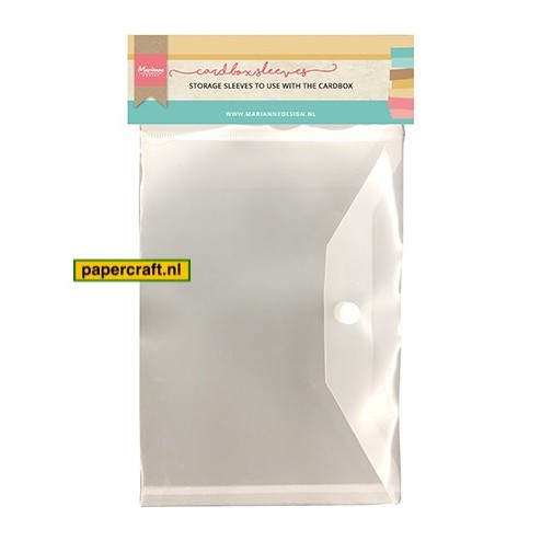 Plastic envelopmappen voor de Marianne Design Cardbox, code: LR0038