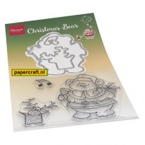 Marianne Design Stamp & Die set Hetty's Christmas Bear van ontwerper Hetty Meeuwsen, code: HT1658
