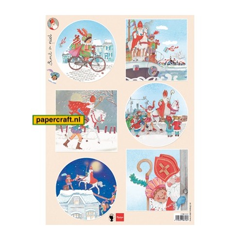Knipvel Sint En Piet is van Marianne Design van ontwerper Els Wezenbeek, code: EWK1281
