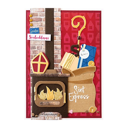 De Mijter en de Staf uit de Sinterklaas Set CR1525 van Marleen van der Most