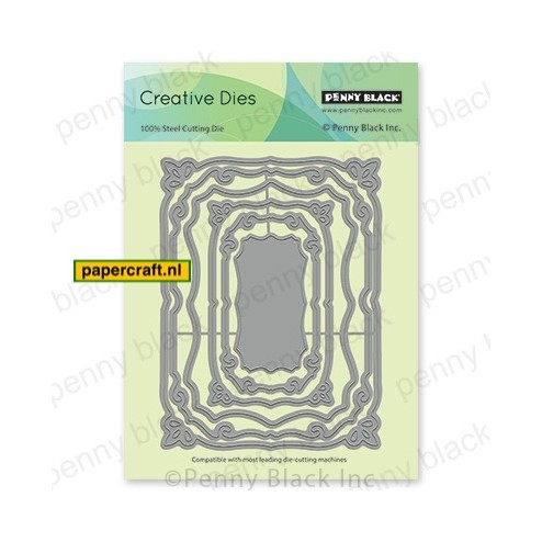Penny Black Metal Die Graceful Stackers, code: 51-658