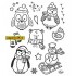 Viva Decor Stempelset Little Winter Friends, code: 400322400