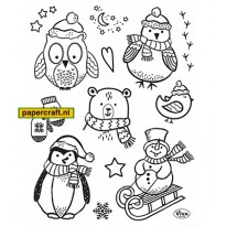 Viva Decor Stempelset Little Winter Friends, code: 400322400
