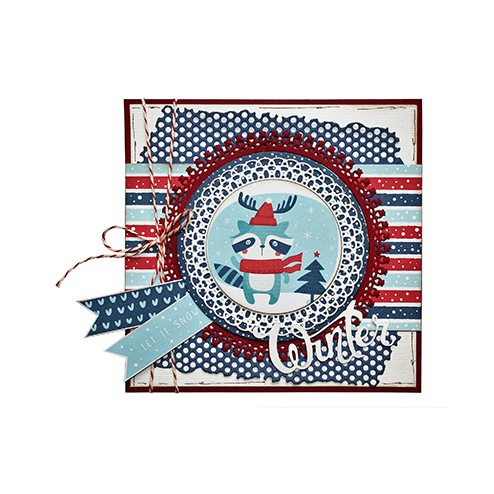 De tekst Winter van Noor! Design op deze voorbeeldkaart