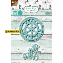Noor! Design Mal Let It Snow uit de serie Silent Night van Joy! Crafts, code: 6002/1143