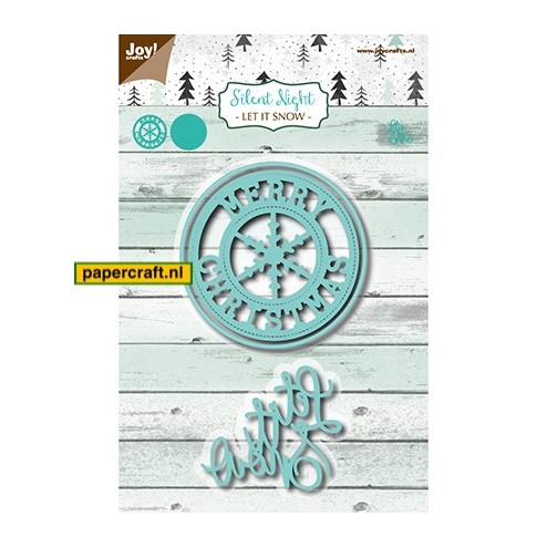 Noor! Design Mal Let It Snow uit de serie Silent Night van Joy! Crafts, code: 6002/1143