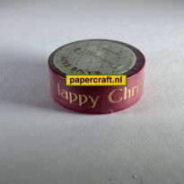 Dovecraft Collections Washi Tape Happy Christmas van Trimcraft
