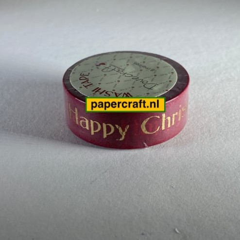 Dovecraft Collections Washi Tape Happy Christmas van Trimcraft