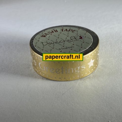Dovecraft Collections Washi Tape Seasons Greetings van Trimcraft
