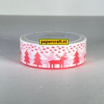 Dovecraft Collections Washi Tape Modern Christmas Tree and Deer  van Trimcraft