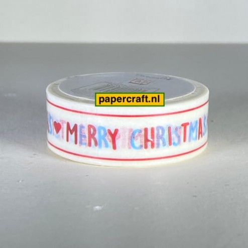 Dovecraft Collections Washi Tape Modern Christmas Merry Christmas Duo Color van Trimcraft