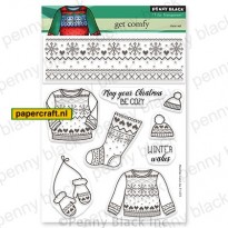 Penny Black Clear Stempel Set Get Comfy, code: 30-775