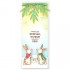 2 Haasjes die Kerst vieren onder de Mistletoe, gestempeld met de Penny Black stempel Hoppy Holidays