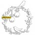 Penny Black Metal Die Birds On A Wreath, code: 51-482