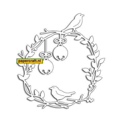 Penny Black Metal Die Birds On A Wreath, code: 51-482