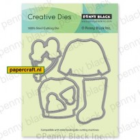 Penny Black Metal Die Get Comfy Cut Out, code: 51-695