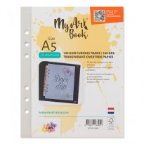 MyArtBook Schetspapier Transparant, geschikt voor overtrekken. Formaat A5 in een verpakking met 20 vellen