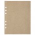 1 vel Recycled Kraft Gemeleerd Grijs Schetspapier voor het MyArtBook, de flexibele Hobbymap