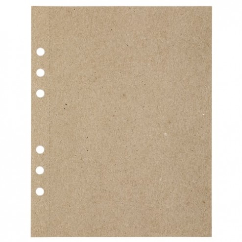1 vel Recycled Kraft Gemeleerd Grijs Schetspapier voor het MyArtBook, de flexibele Hobbymap