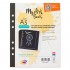 MyArtBook Schetspapier Zwart  120 grams. Het formaat is A5 en in een verpakking zitten 20 vellen