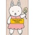 D4729 Bunny with Flower