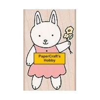 D4729 Bunny with Flower