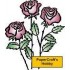 E2682 Three Garden Roses