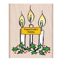 E4220 Holly Candles
