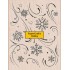 S4814 Snowflake and Flourish Background