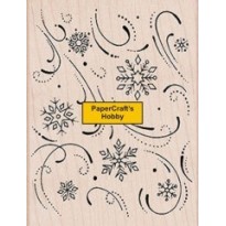 S4814 Snowflake and Flourish Background