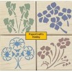 LL782 Ornamental Stencil Flowers