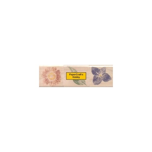 90602-R Bloemen met Blad