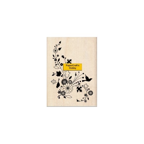 98702-D Bloemenhoek met Vogeltje