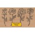 K-2291 Four Brushed Roses