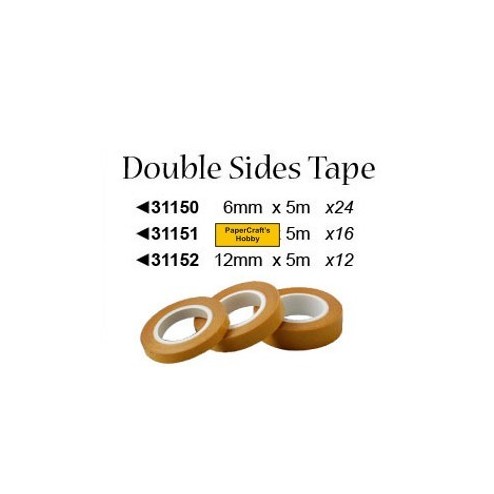 Dubbelzijdig tape, breed