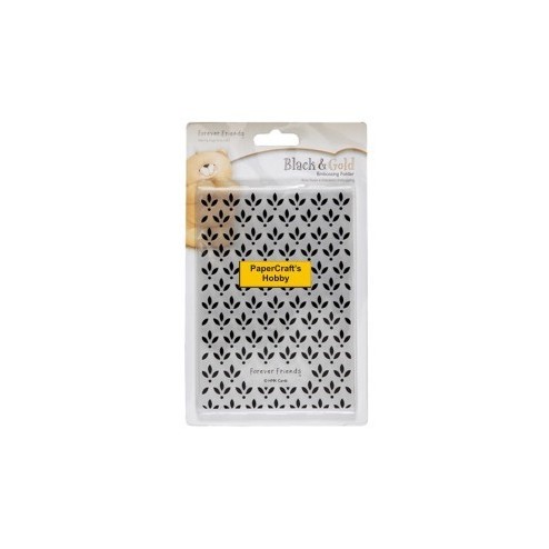Black and Gold Petal Pattern