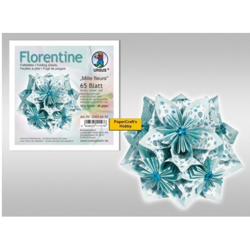 Mille Fleurs Blauw - Licht Blauw 15