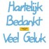 LR0221 Bedankt - Geluk